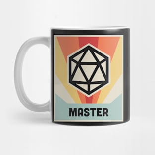 MASTER | Vintage D20 Roleplaying Game Poster Mug